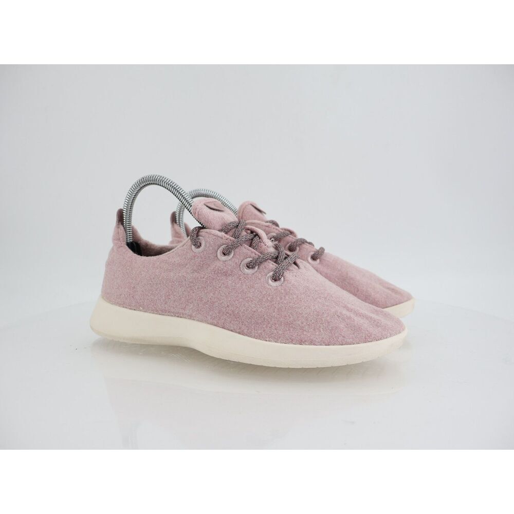 Allbirds Wool Runner Shoes Womens 8 Pink Athletic Lace Up Running Sneakers